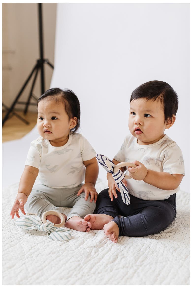 Essentials Organic Cotton Leggings, Alternate, color, SOFT SEA