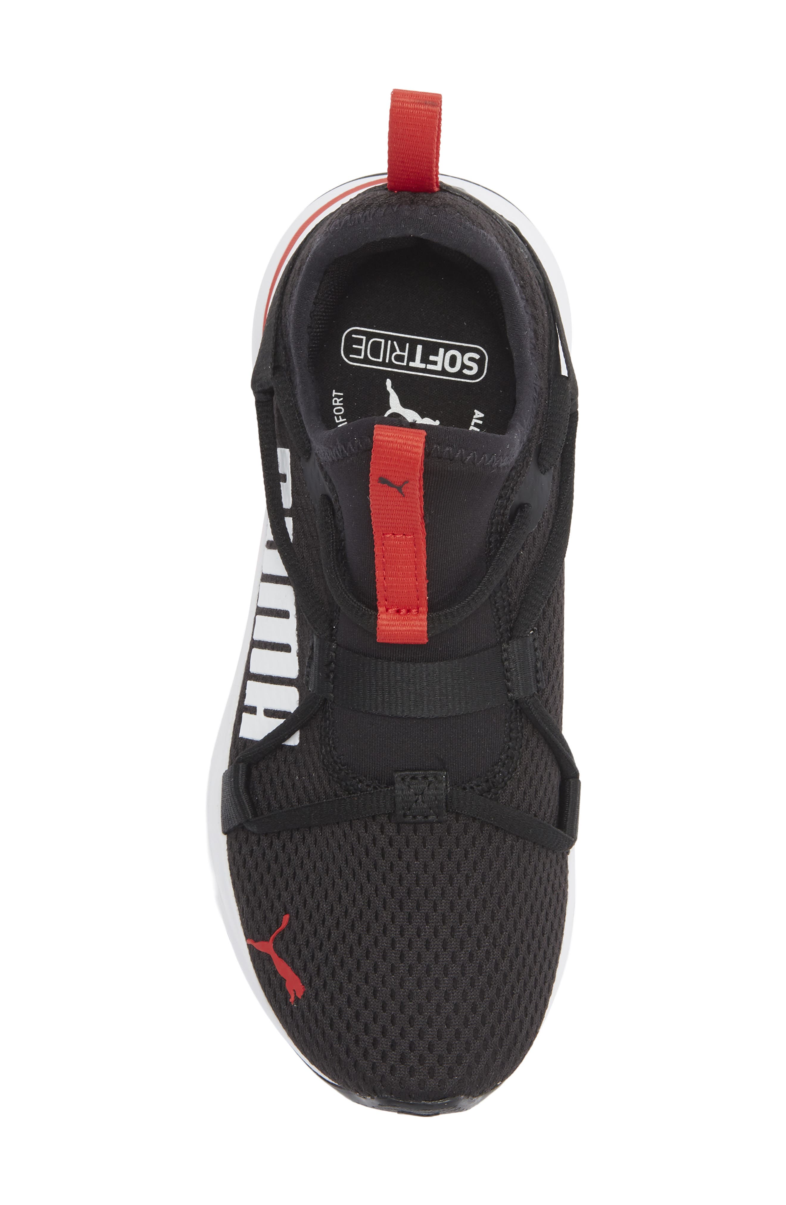 PUMA Kids' Softride Enzo 5 Sneaker, Alternate, color, Puma Black/ High Risk Red