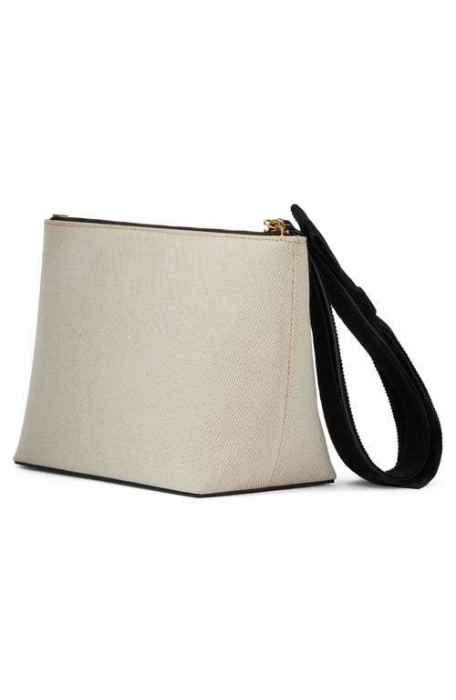 Givenchy Small Logo Canvas Wristlet Pouch