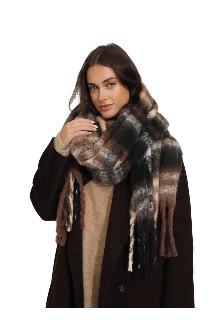 Timeless Scarf, Alternate, color, Brown