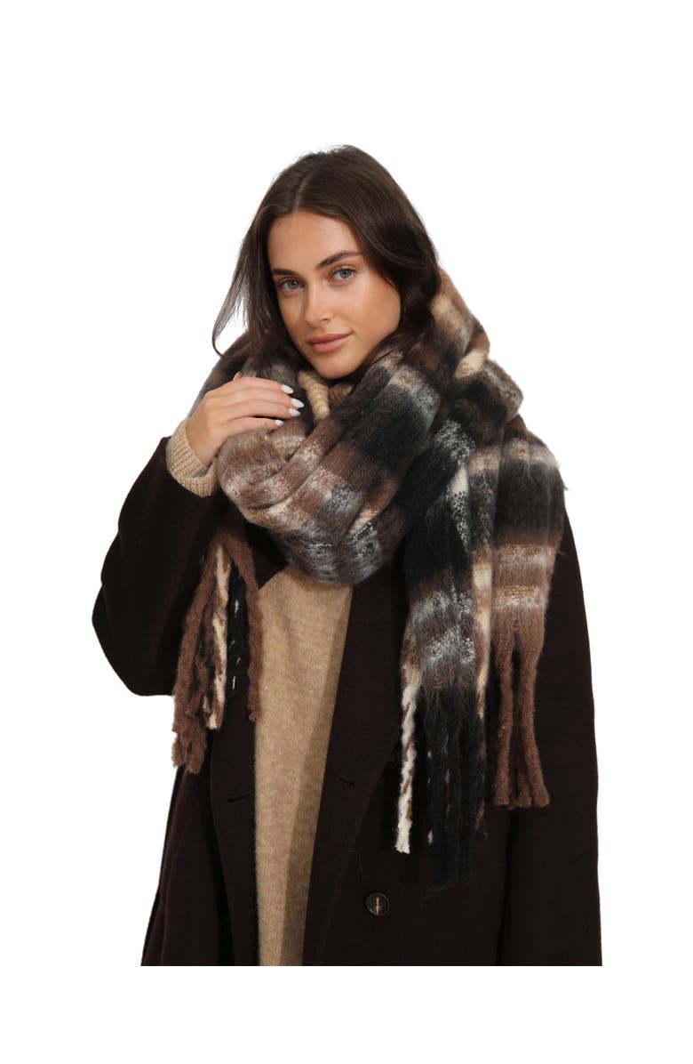 Belle & Bloom Timeless Scarf, Alternate, color, Brown
