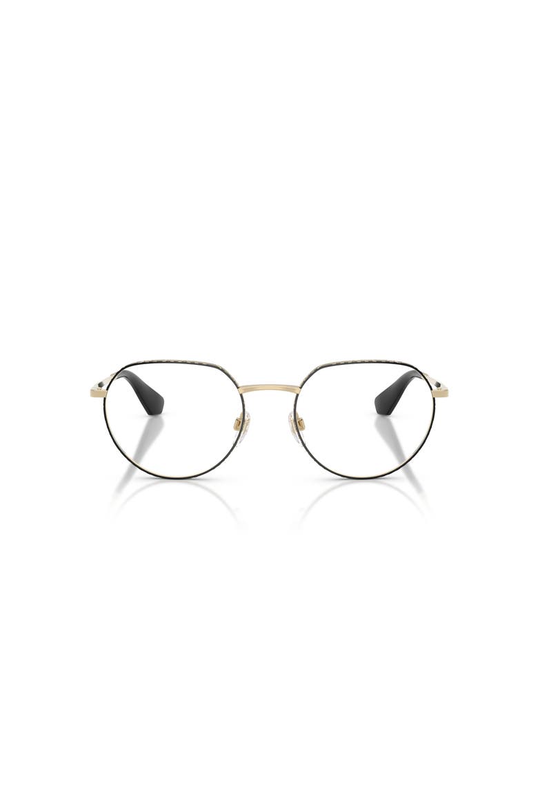 52mm Round optical glasses, Alternate, color, Black