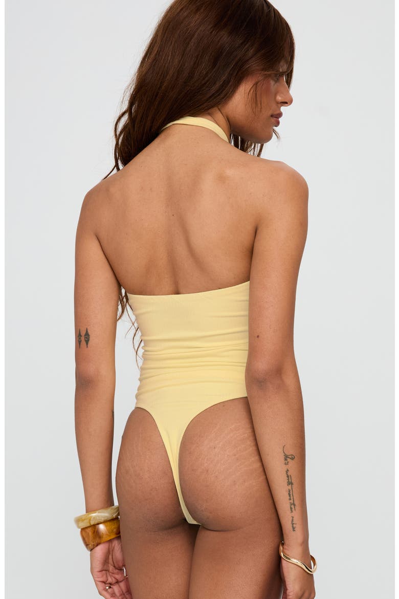 Dulce Vita Rib Bodysuit, Alternate, color, LEMON