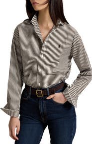 Polo Ralph Lauren Stripe Relaxed Fit Cotton Button-Up Shirt