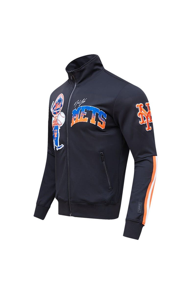 PRO STANDARD Men's Pro Standard Black New York Mets Hometown Full-Zip Track Jacket, Alternate, color,