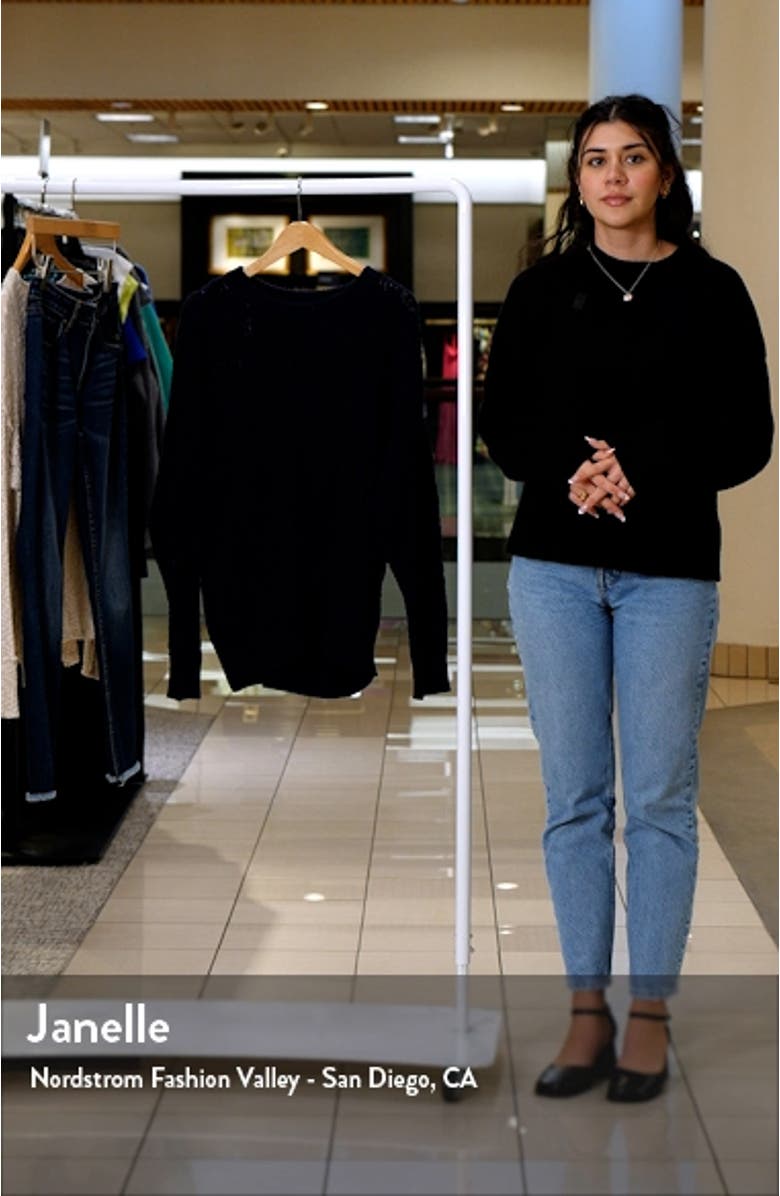 Cable Knit Crewneck Sweater, sales video thumbnail