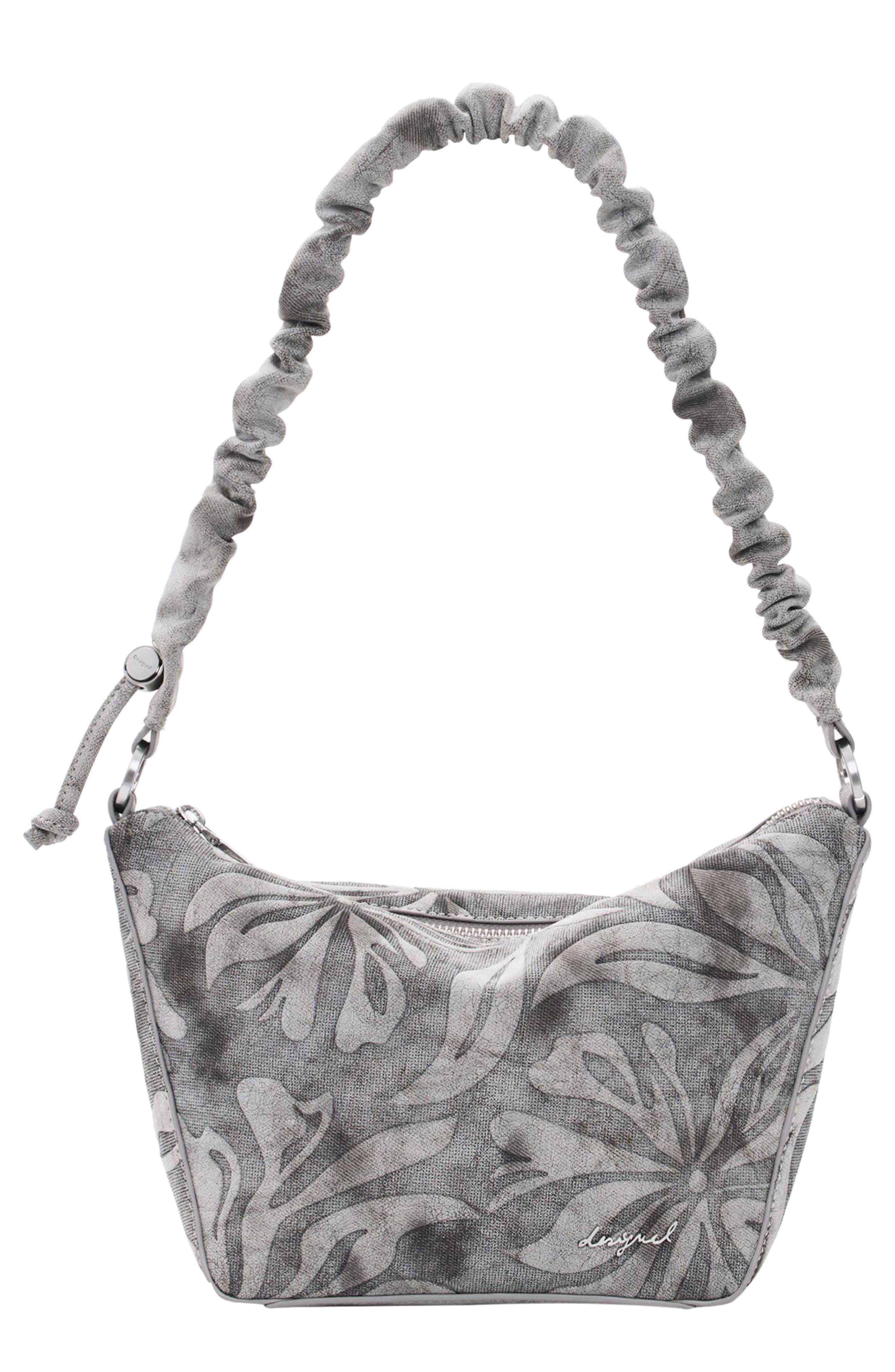 Desigual Floral Shoulder Bag, Main, color, 