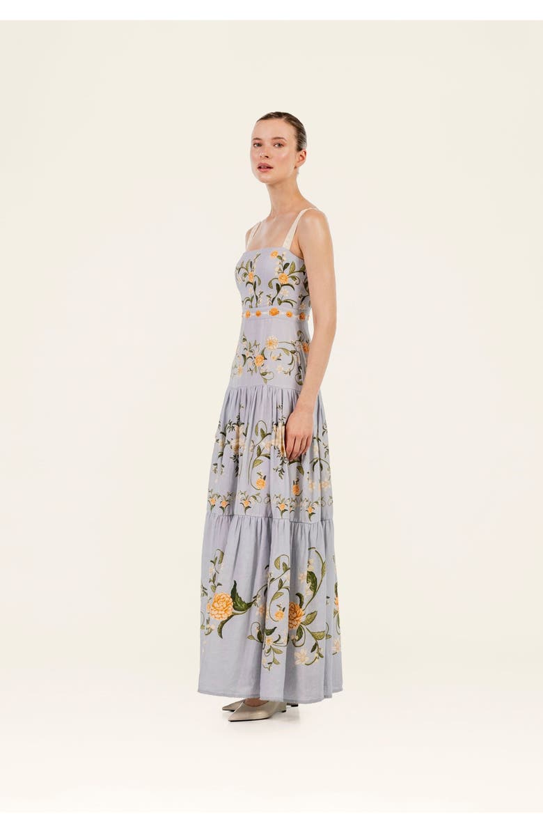 Agua by Agua Bendita Lima Valle Maxi Dress, Alternate, color, Multicolor