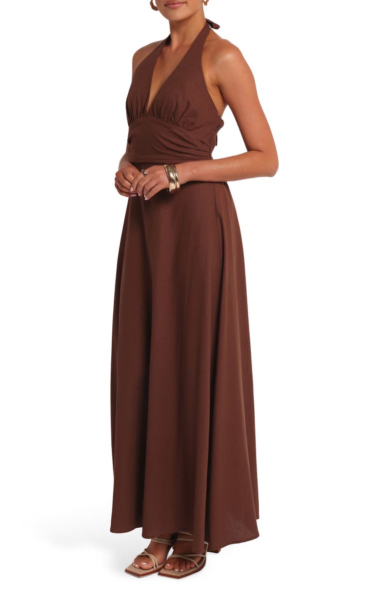 Petal & Pup Marie Halter Maxi Dress, Alternate, color, 