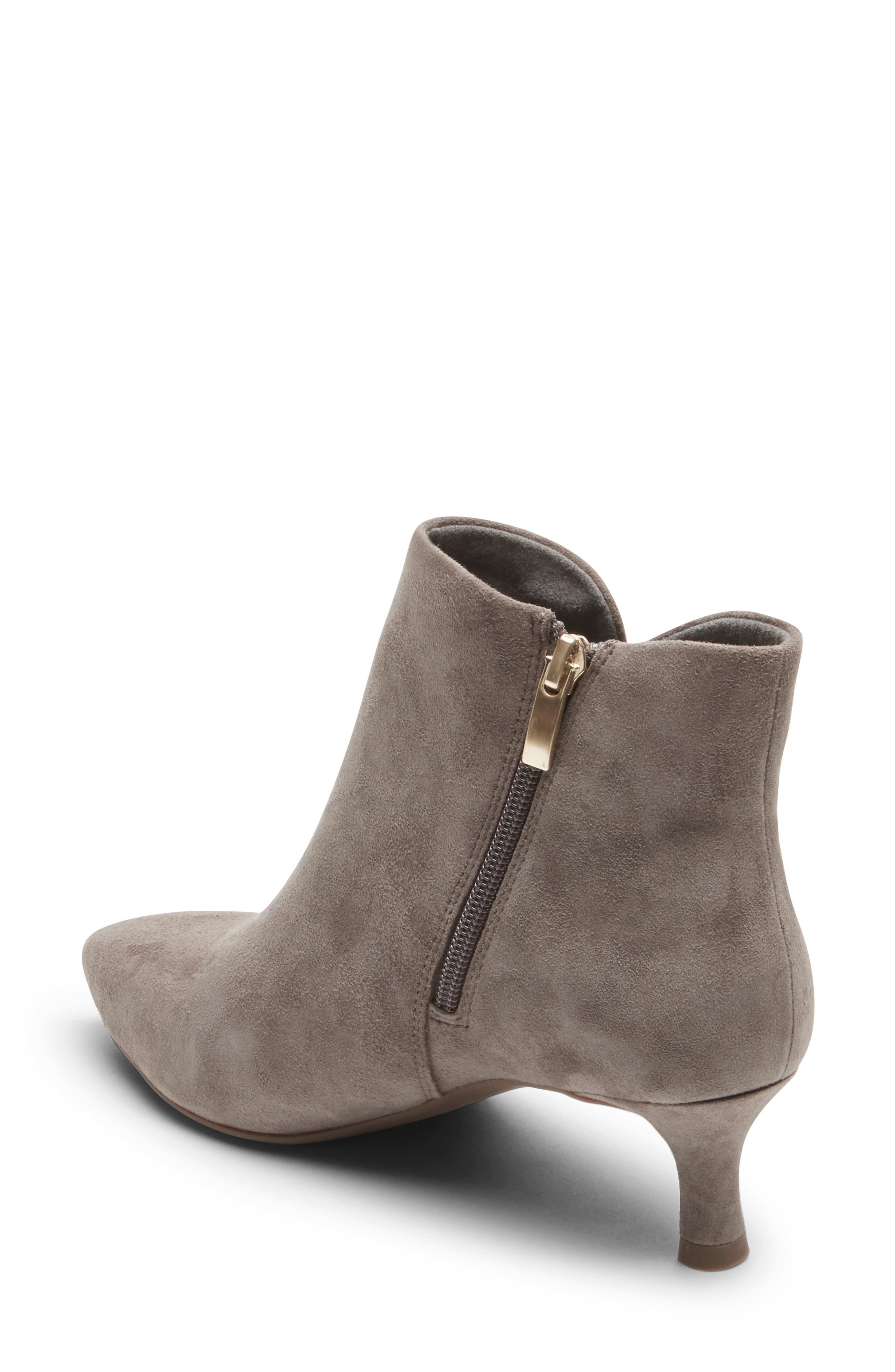 Total Motion Alaiya Bootie, Alternate, color, TAUPE SUEDE