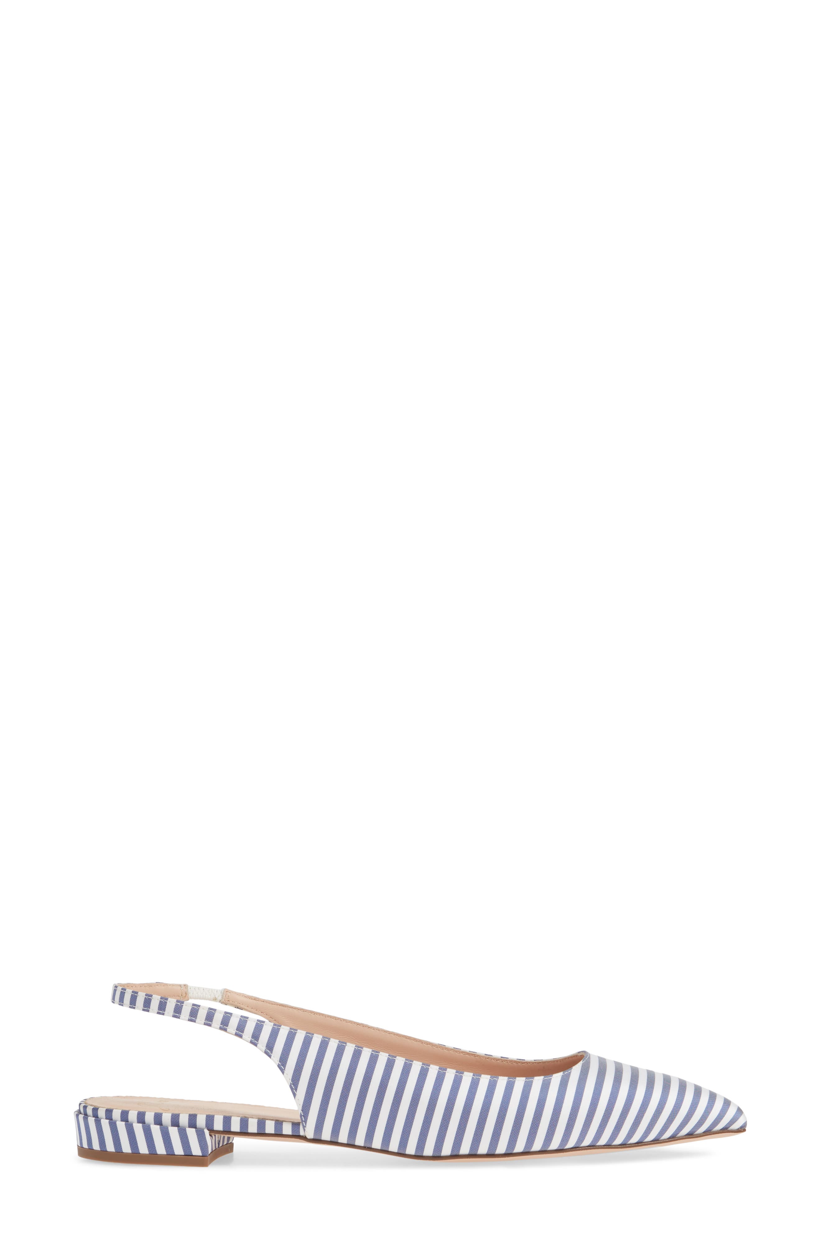 J.Crew Pointy Toe Slingback Flat, Alternate, color, 