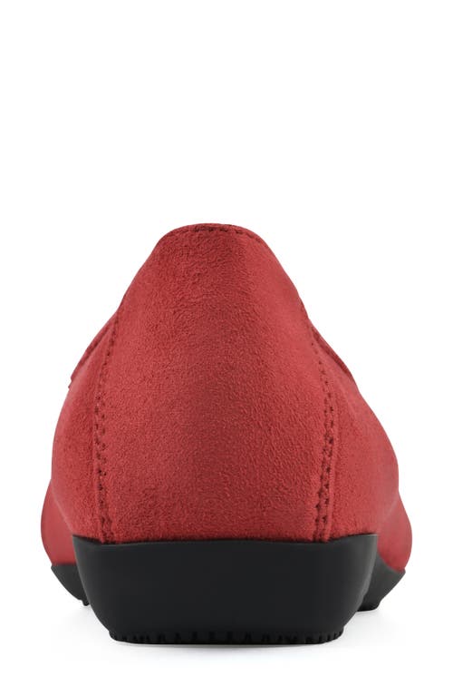 Cliffs By White Mountain White Mountain Charmed Flat In Red Fabric