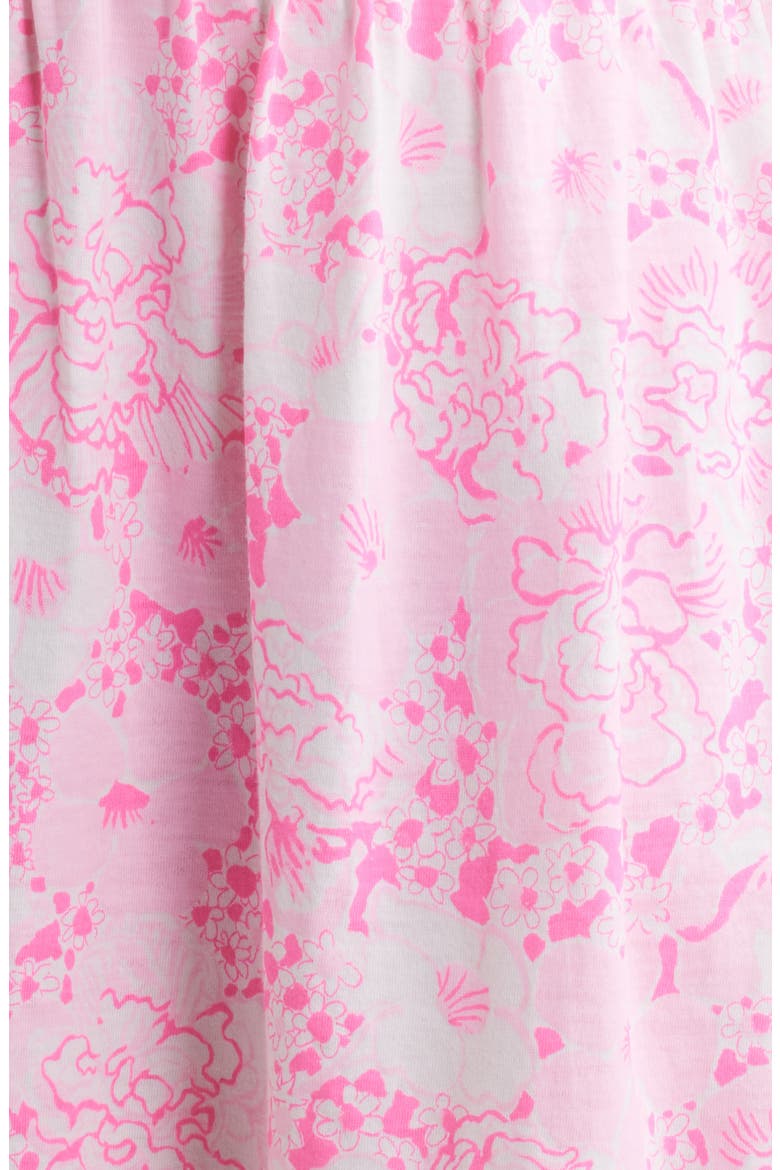 Arley Floral Print Sleeveless Shirtdress, Alternate, color, CONCH SHELL PINK BURST OF JOY