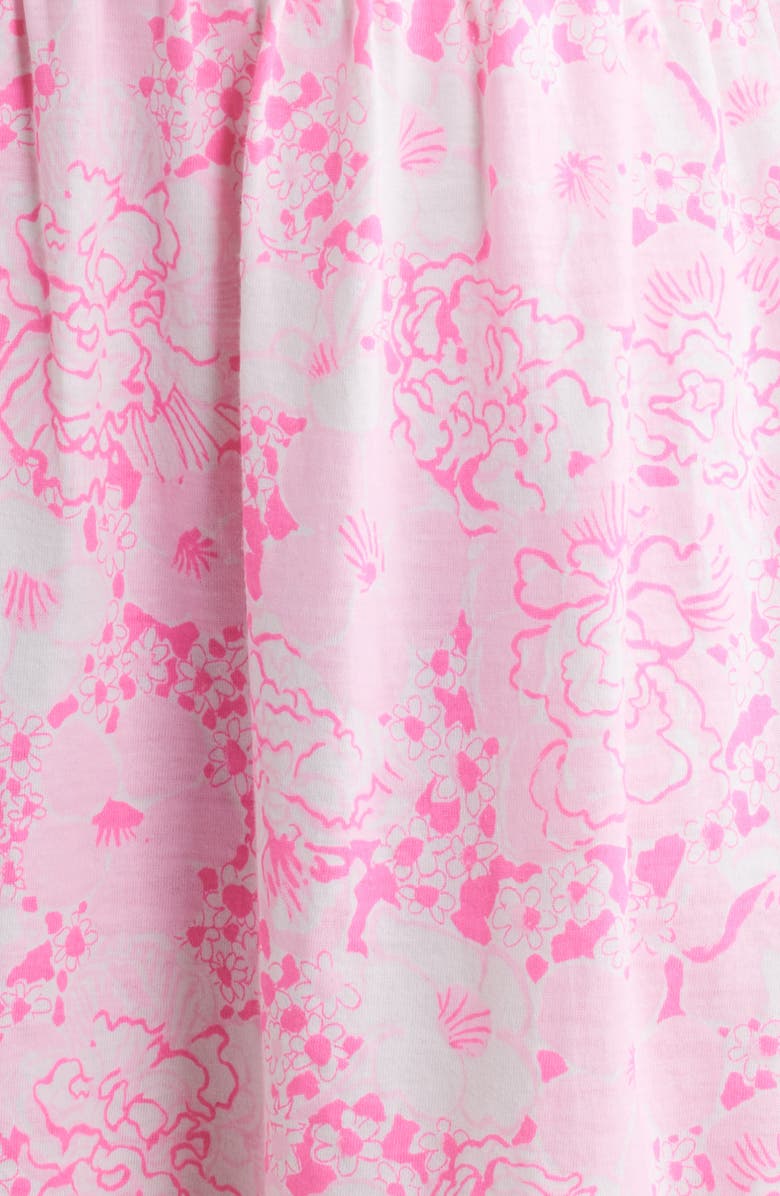 Lilly Pulitzer<sup>®</sup> Arley Floral Print Sleeveless Shirtdress, Alternate, color, Conch Shell Pink Burst Of Joy
