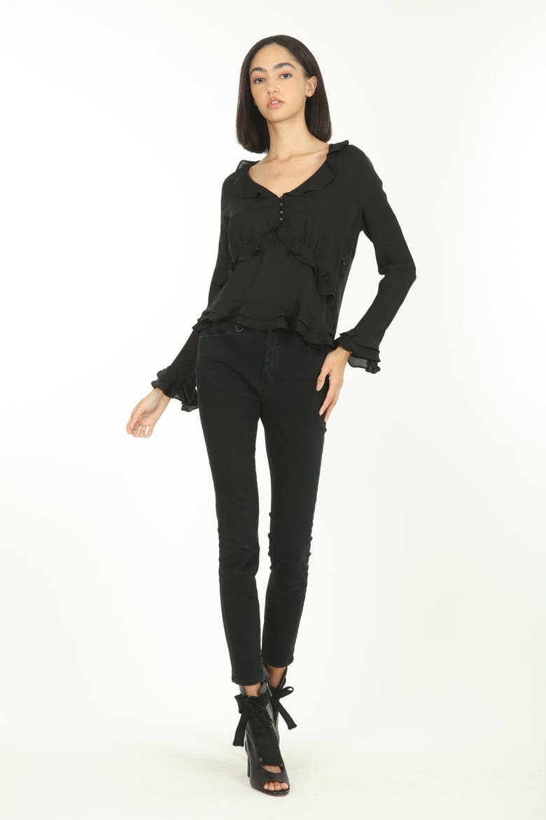 Sander Blouse, Main, color, Black