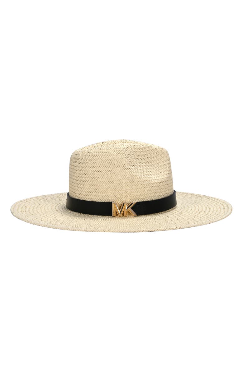 Michael Kors Karlie Straw Hat, Main, color, 
