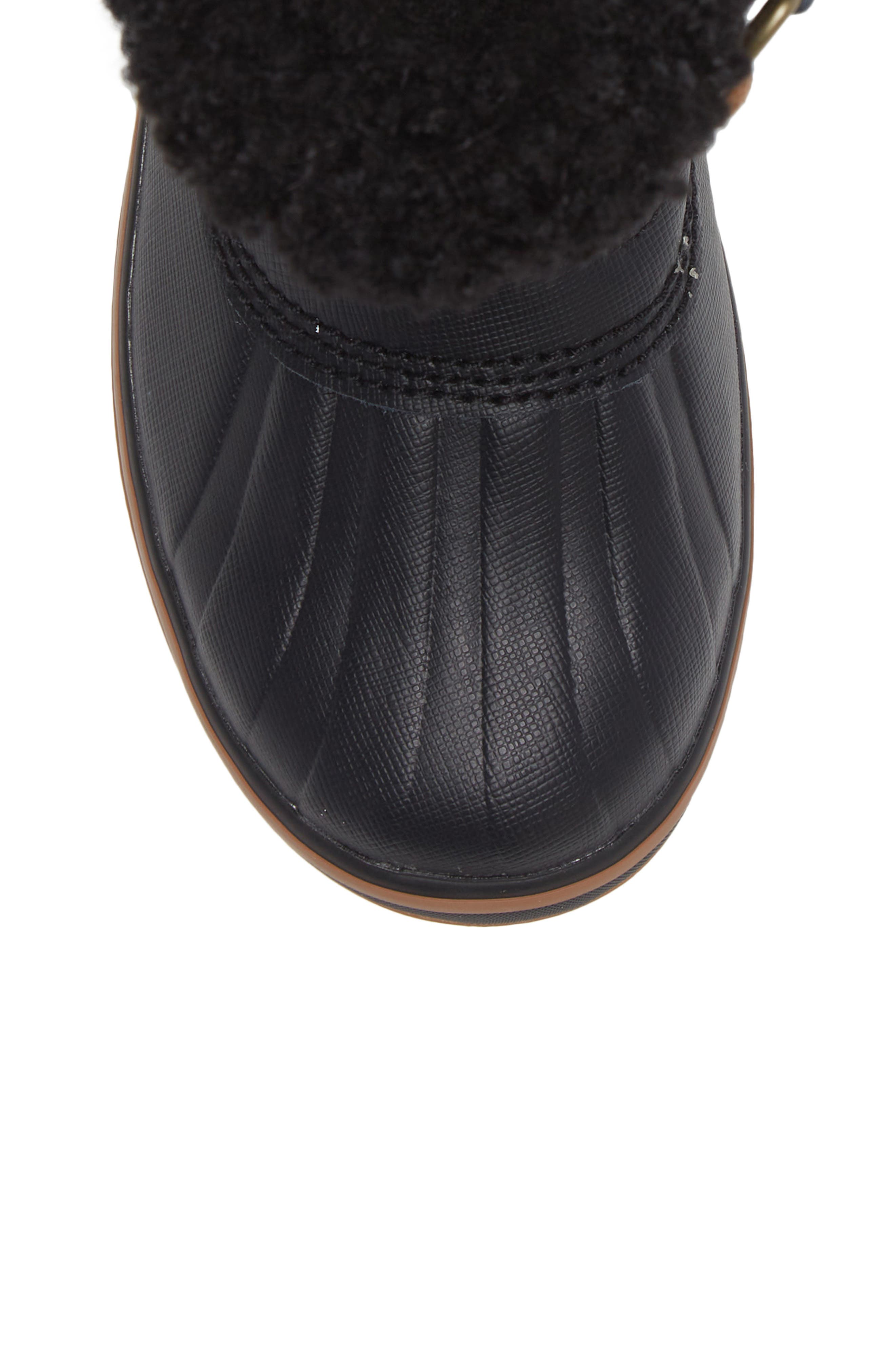 SOREL Tofino II Faux Shearling Lined Waterproof Boot, Alternate, color, Black Gum 10