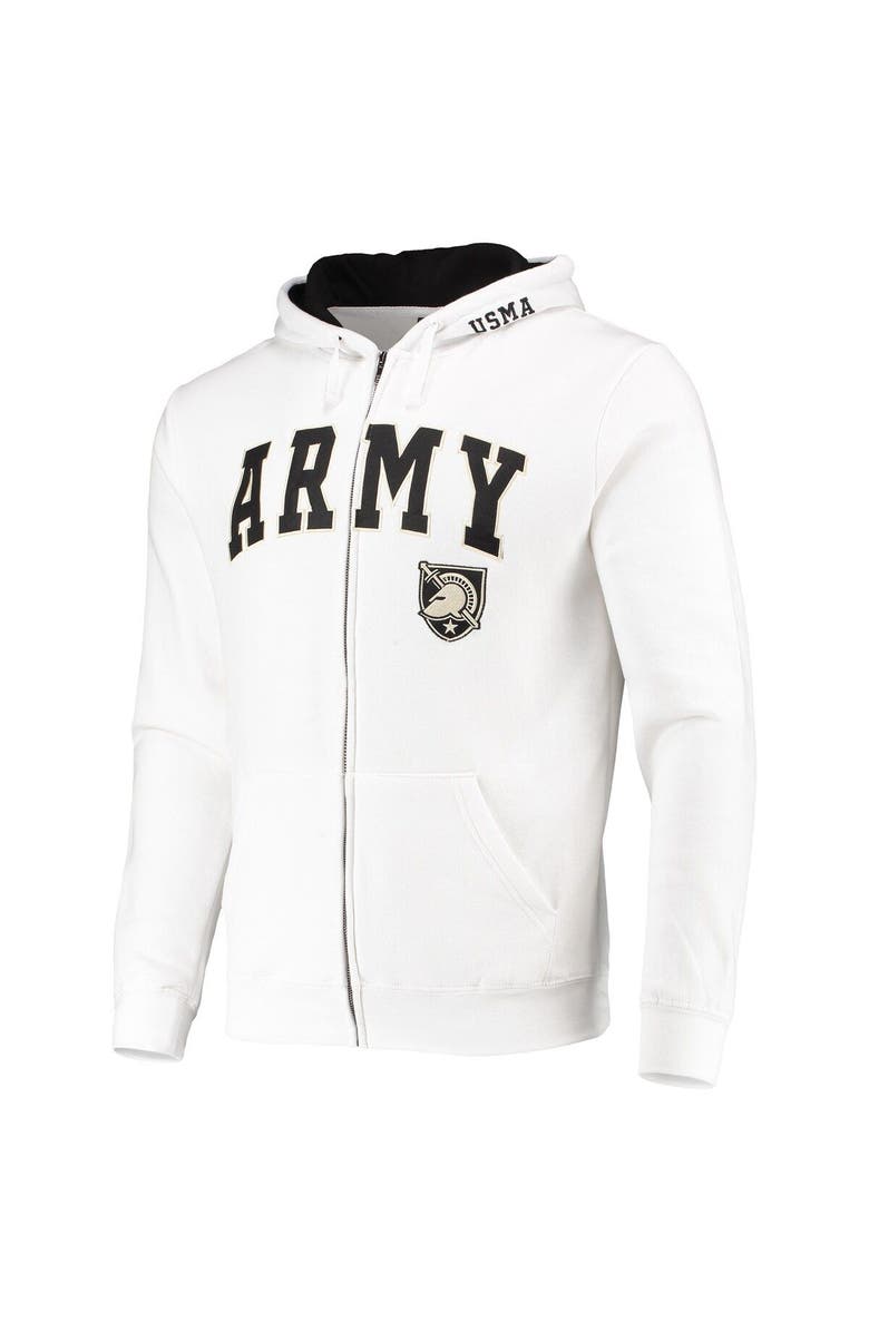 COLOSSEUM Men's Colosseum White Army Black Knights Arch & Logo 3.0 Full-Zip Hoodie, Alternate, color, White