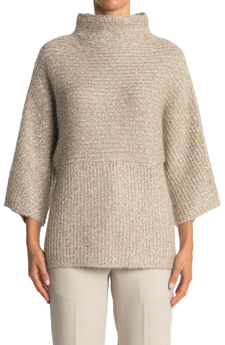 St. John Collection Half Gauge Knit Sweater, Main, color, 