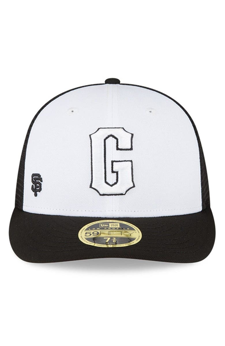 New Era Men's New Era White/Black San Francisco Giants 2023 On-Field Batting Practice Low Profile 59FIFTY Fitted Hat, Alternate, color, White