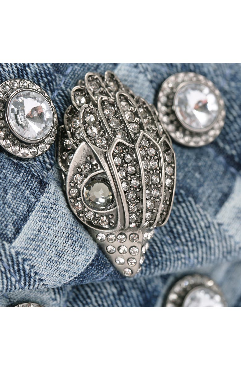 Kurt Geiger London Kensington Leather Mini Crossbody Bag, Alternate, color, Navy