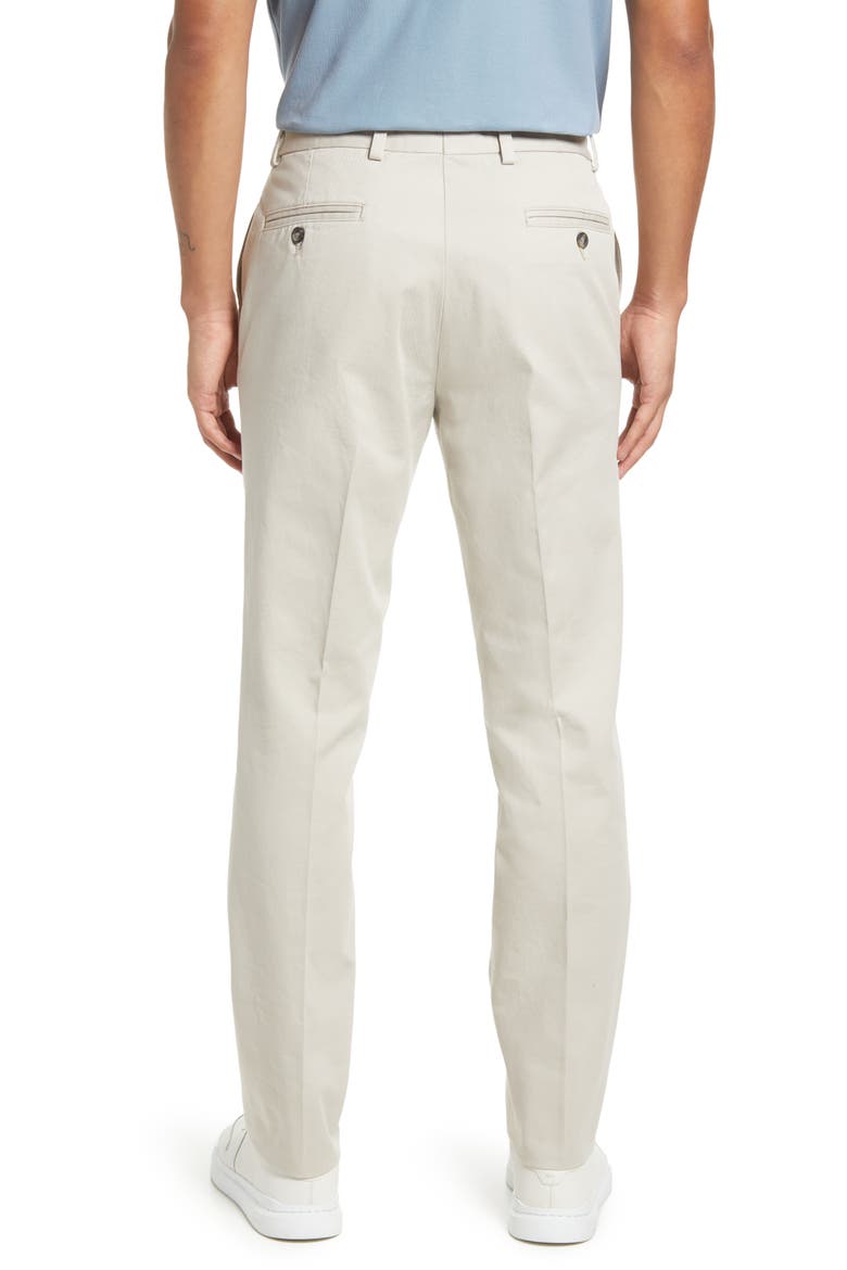 Charleston Khaki Fine Line Stretch Twill Pants, Alternate, color, STONE