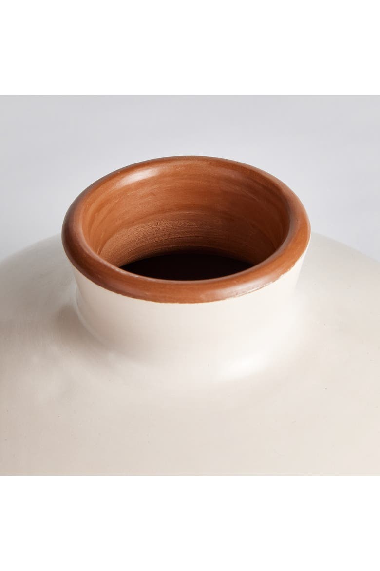 Fiorella Vase, Alternate, color, White
