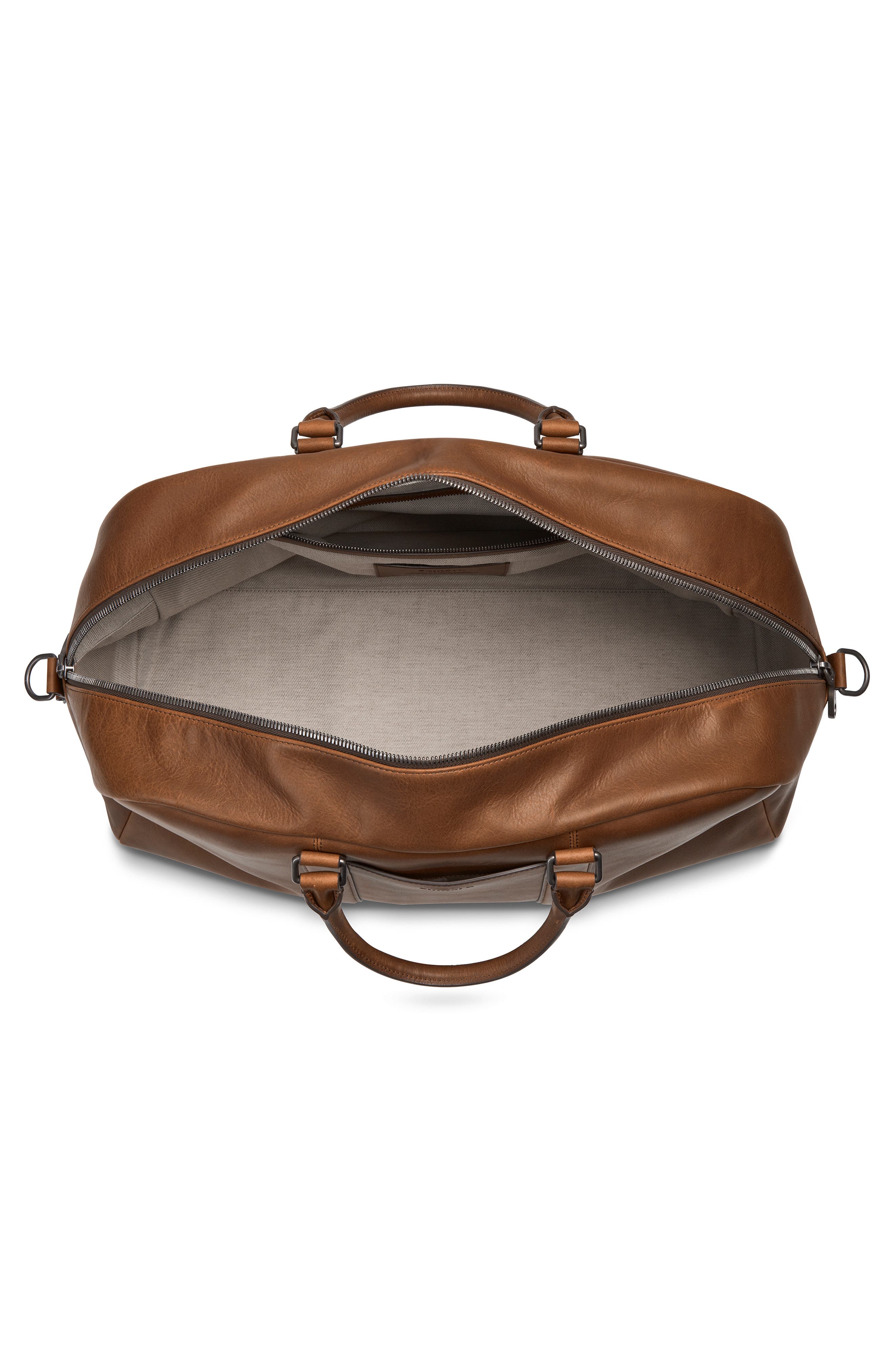 Shinola Runwell Navigator Duffle, Alternate, color, Medium Brown