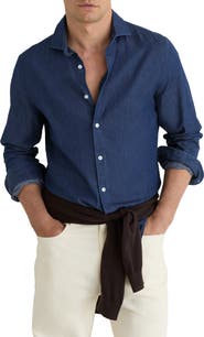 Reiss Don Long Sleeve Cotton Shirt