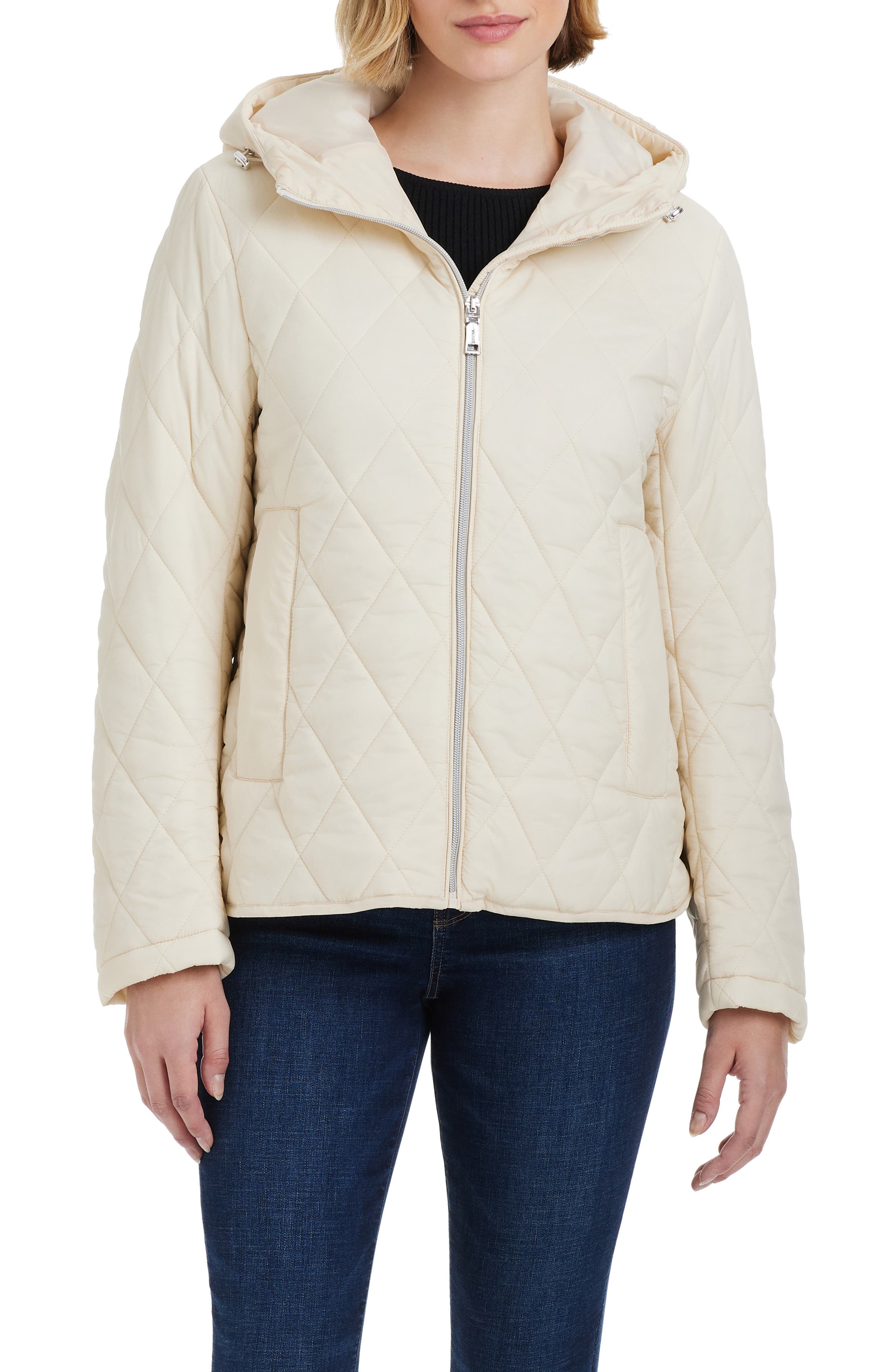 Water Resistant Hooded Quilted Jacket - image 5