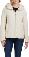 Vince Camuto Water Resistant Hooded Quilted Jacket