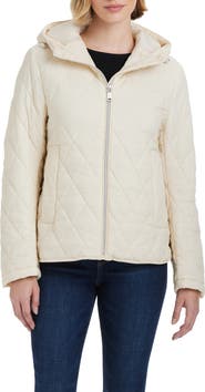 Vince Camuto Water Resistant Hooded Quilted Jacket