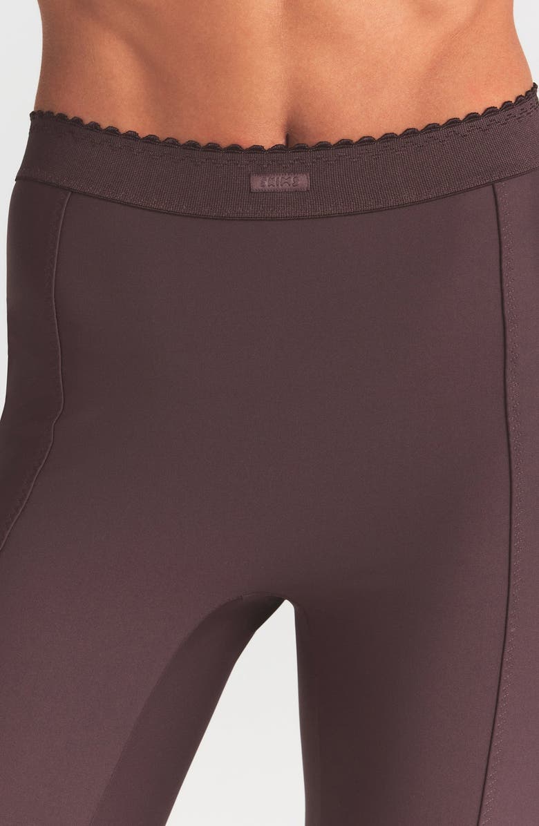 SKIMS High Waist Capri Pants, Alternate, color, Raisin