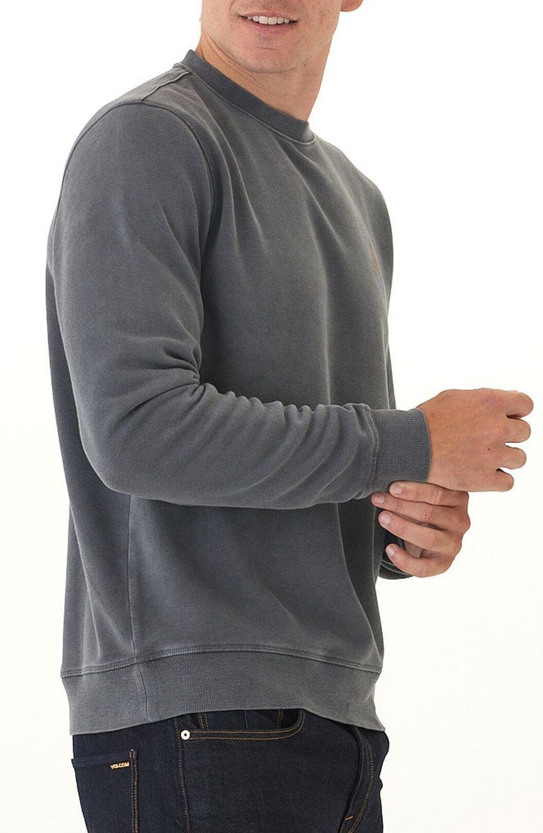 Threads 4 Thought Diamond Graphic Mineral Wash Sweatshirt, Alternate, color, Carbon