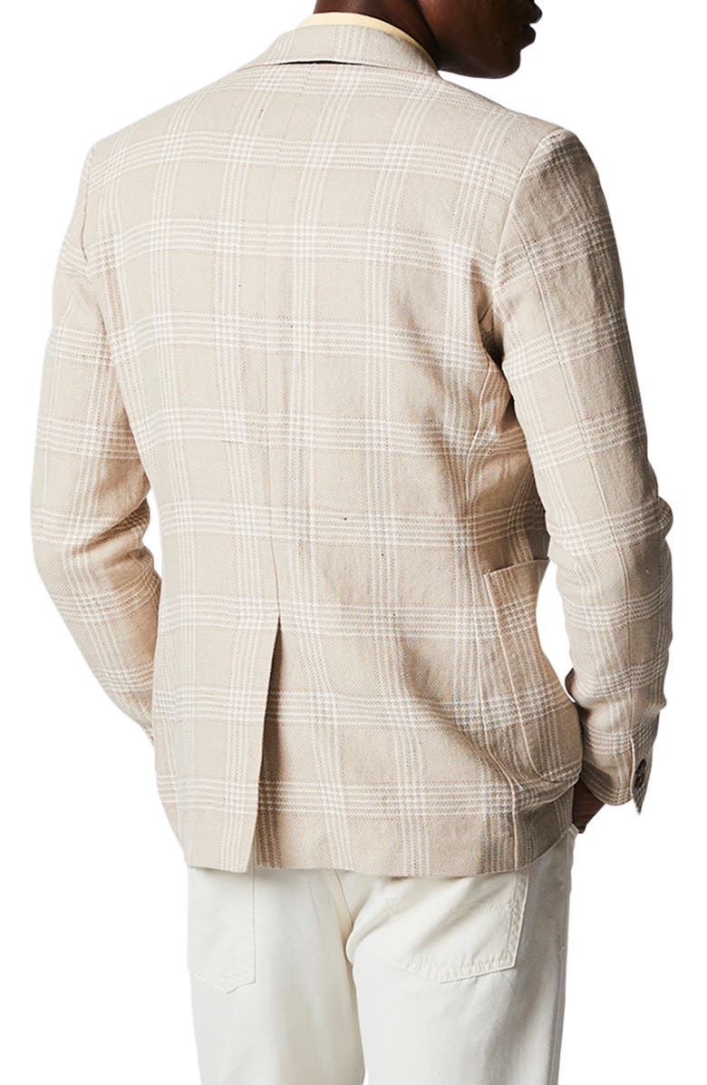 Billy Reid Archie Plaid Cotton & Linen Sport Coat, Alternate, color, 