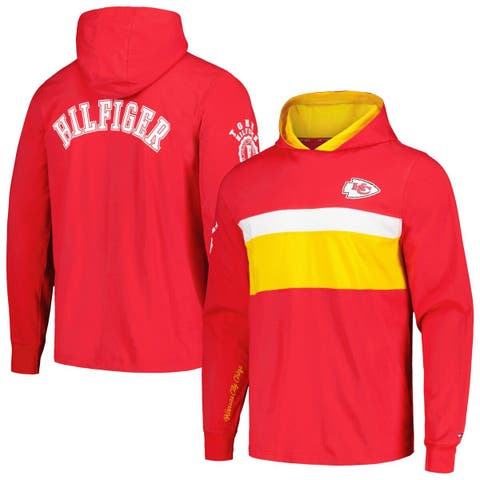 Men's Tommy Hilfiger  Red Kansas City Chiefs Morgan Long Sleeve Hoodie T-Shirt