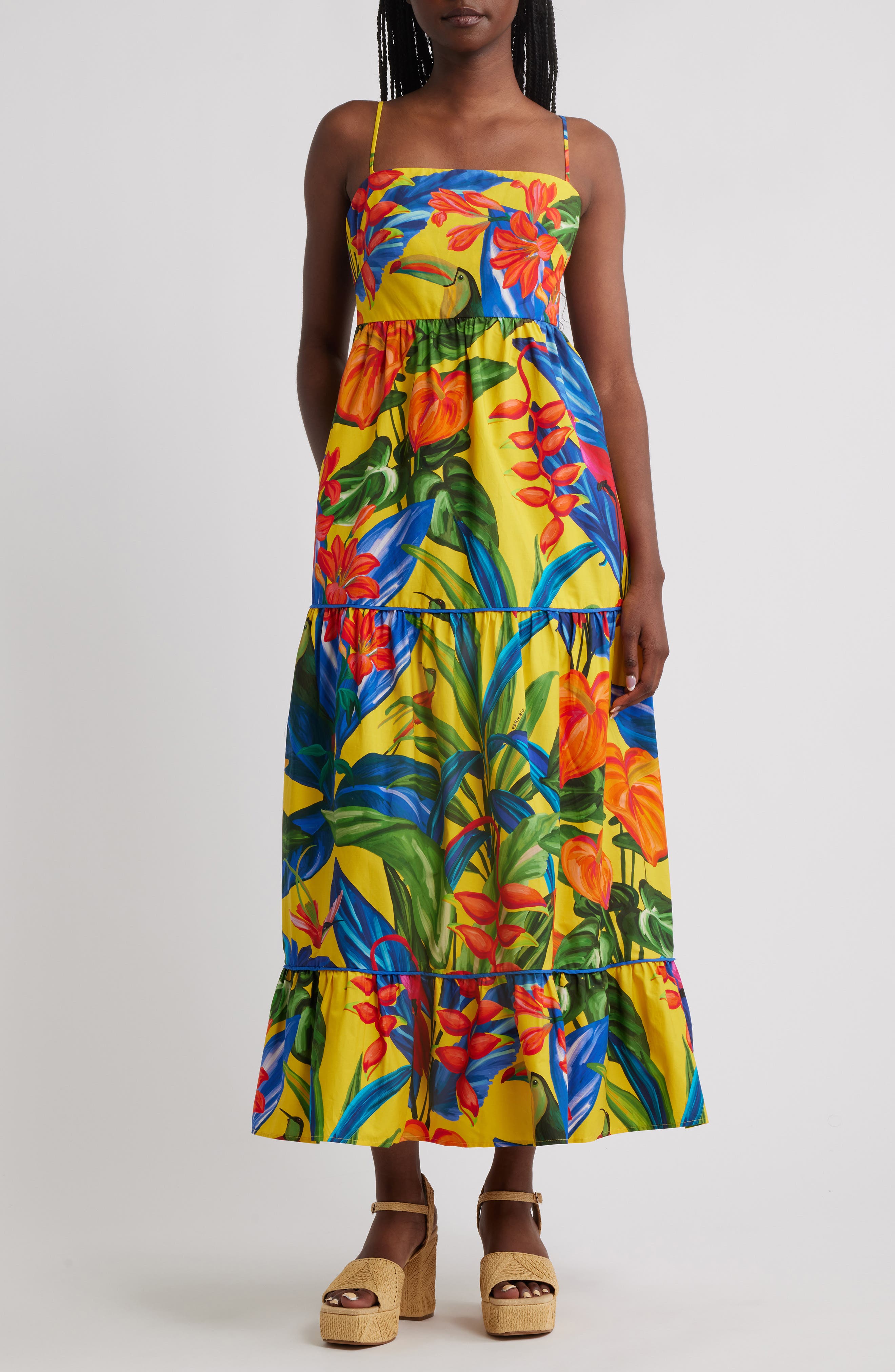 FARM Rio Bright Nature Maxi Sundress