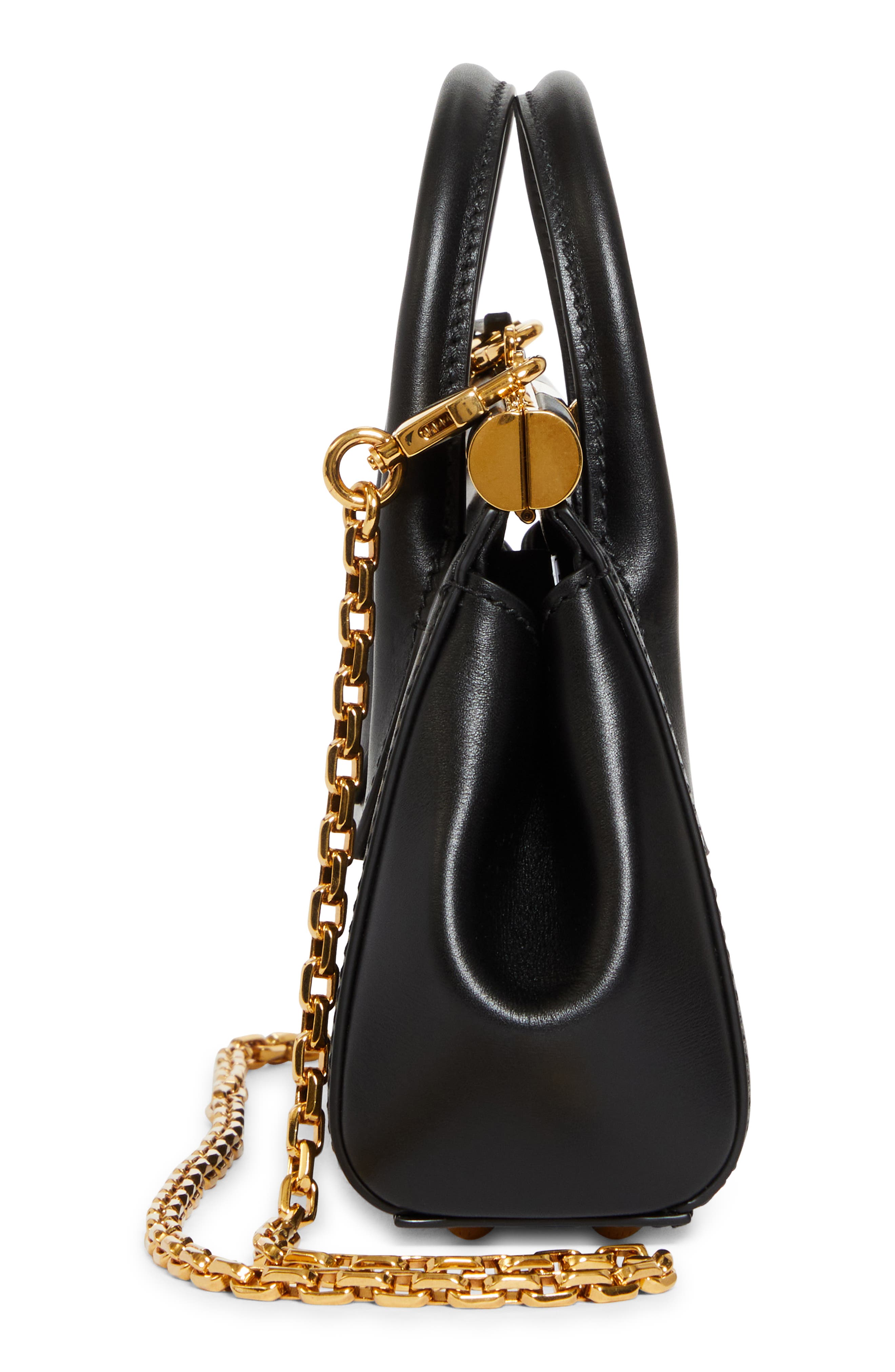 Dolce&Gabbana Marlene Day Mini Bag, Alternate, color, 80999 Nero