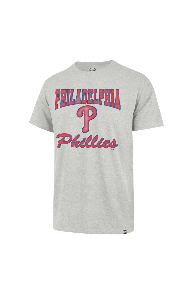 '47 Men's '47 Heather Gray Philadelphia Phillies Sandy Daze Franklin T-Shirt, Alternate, color, 