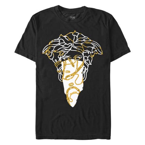 Men's Crooks & Castles Medusa White Bandana  Graphic T-Shirt