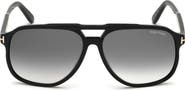TOM FORD Raoul 62mm Gradient Navigator Sunglasses