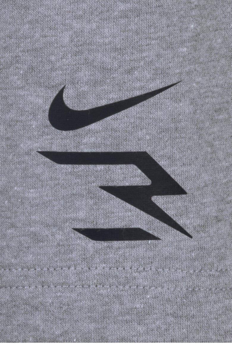 3 Brand Kids' Logo Pullover Hoodie & Shorts Set, Alternate, color, Gehcarbon