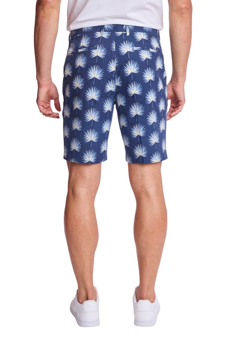 Felix Slim Fit Shorts, Alternate, color, OCEAN WHITE SEERSUCKER