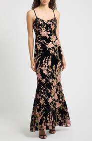 Dress the Population Giovanna Floral Cocktail Dress