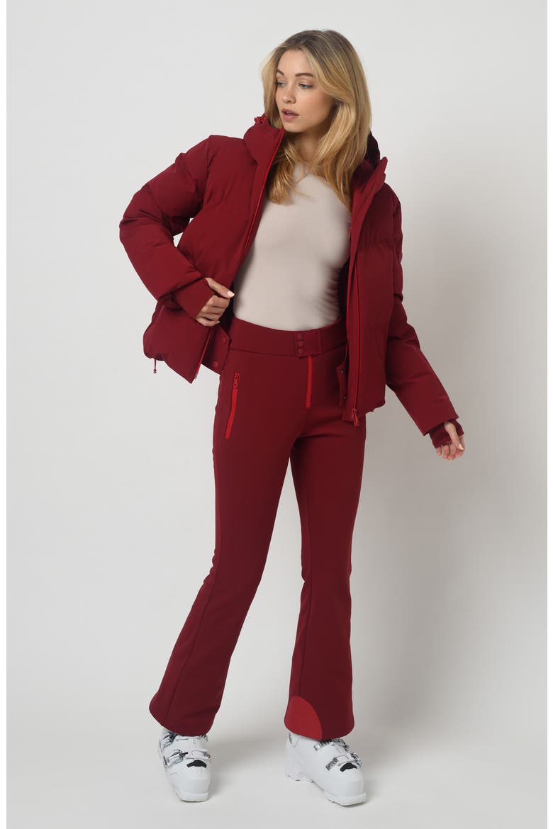 Poppy Ski Jacket, Alternate, color, Ruby