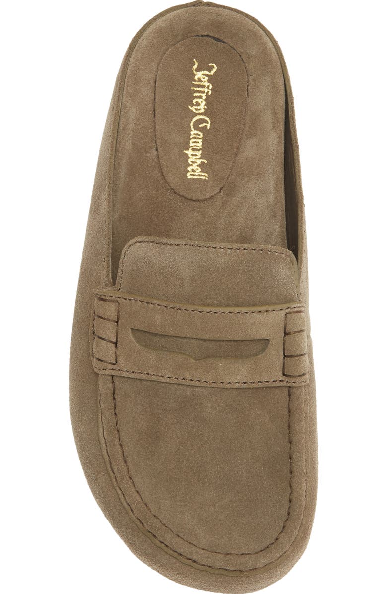 Jeffrey Campbell Flipper Mule, Alternate, color, Light Khaki Suede