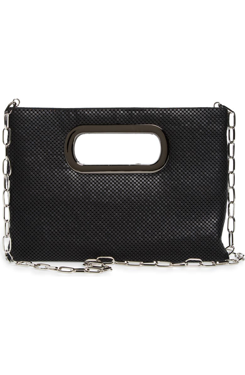 Whiting & Davis Cutout Handle Clutch, Alternate, color,
