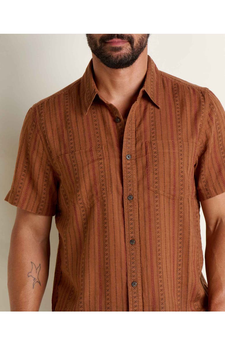 Toad & Co Salton Shirt, Alternate, color, Dark Roast Print