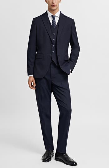 Superslim Fit Flat Front Stretch Dress Pants