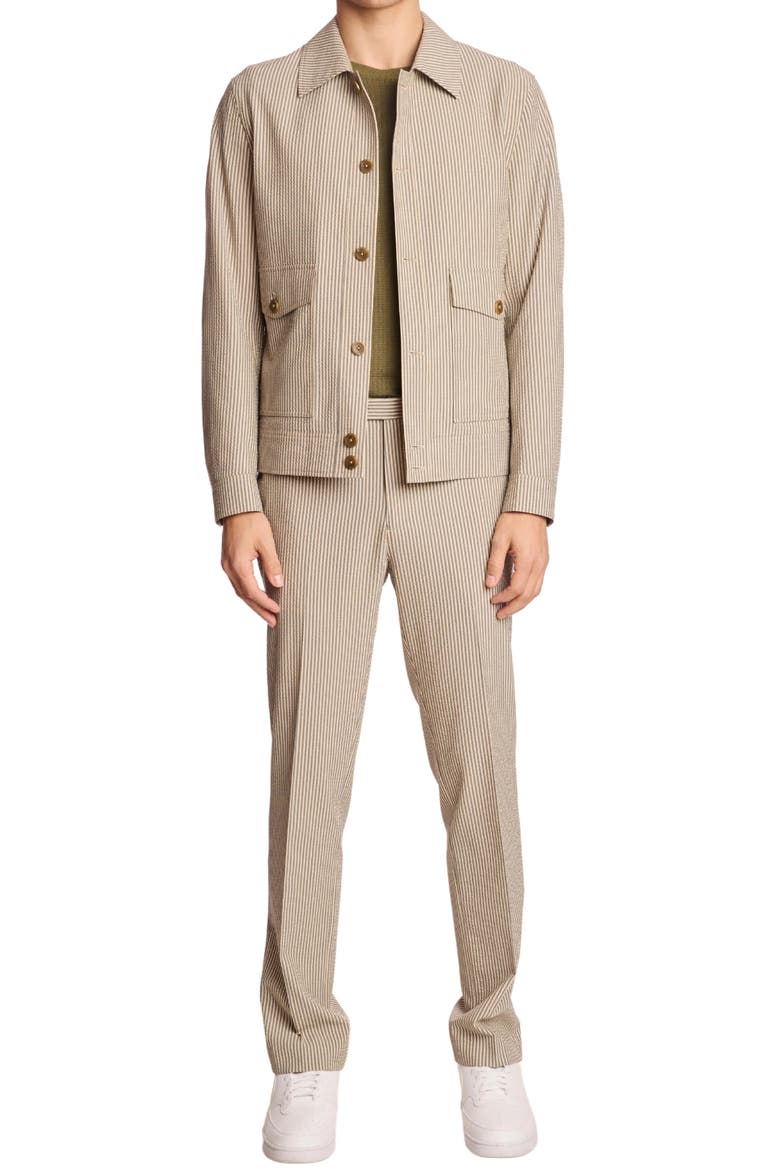 Milo Seersucker Jacket, Alternate, color, GREY TAN CREAM SEERSUCKER
